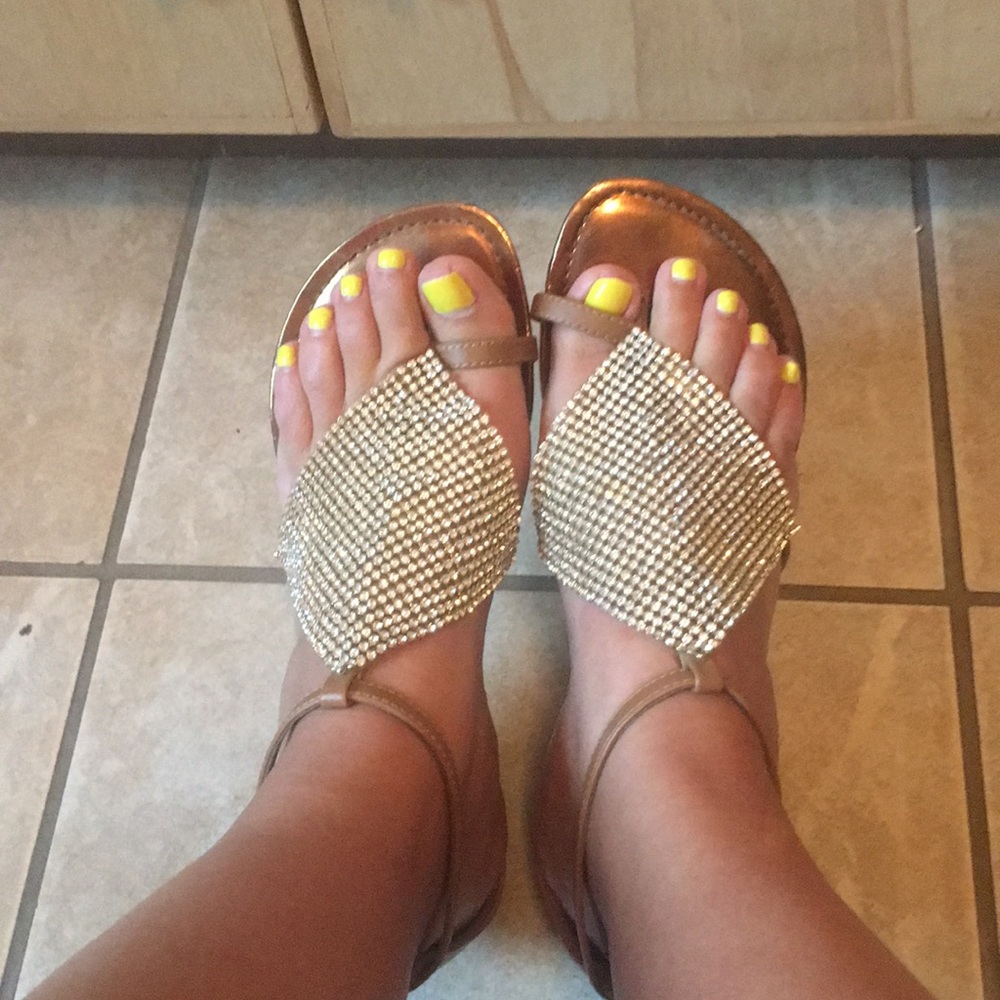 Fervor rhinestones sandals